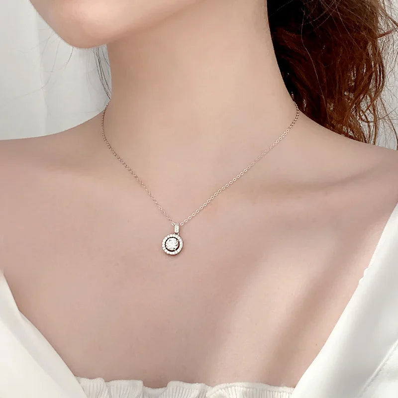 Moissanite Diamond Necklace
