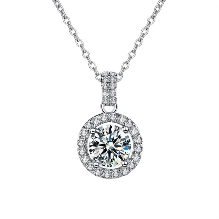 Moissanite Diamond Necklace