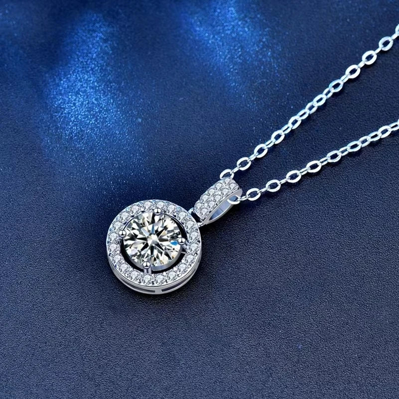 Moissanite Diamond Necklace